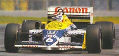 Mexico'1986 - Nelson Piquet (Williams FW11/Honda 1.5 V6T)